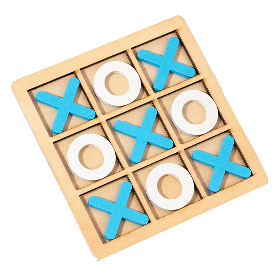 Montessori Play Game Wooden Toy Mini Chess Interaction Puzzle Training Brain Learing Early Educational Toys For Children Kids