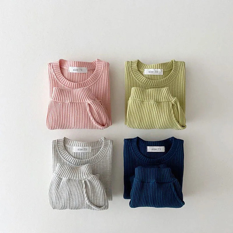 Ribbed sweater & trousers set BASIC