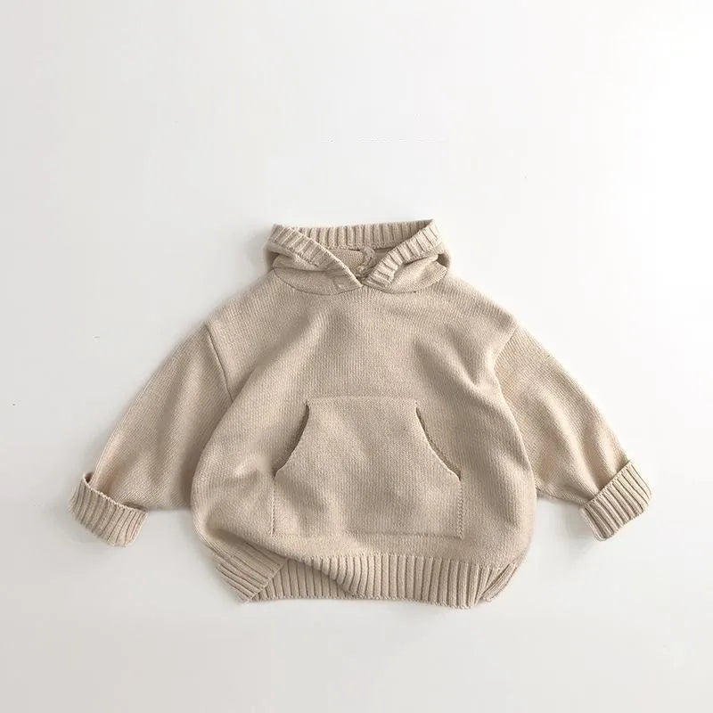 Pull à capuche en mailles BASIC